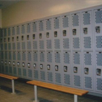 AMP Recessed Wall Lockers Charlotte Fire Department
