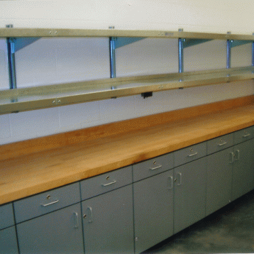 Wall-Mounted Cantilever Shelving